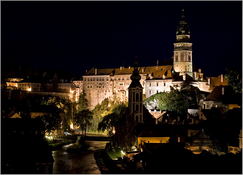 Večerní Český Krumlov