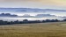 Mlhavé ráno pod Chlumskou horou (50% výřez velké panoramatické fotografie)